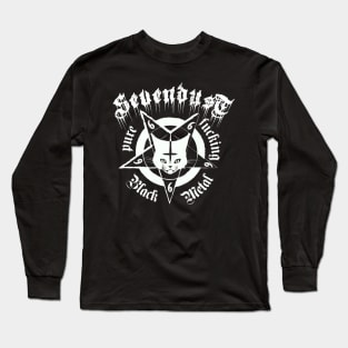 Cat metal sevendust Long Sleeve T-Shirt